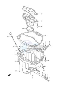 DF 300A drawing Oil Pan