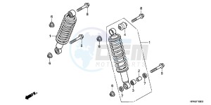 NC750SDH 2ED - (2ED) drawing PARKING BRAKE LEVER