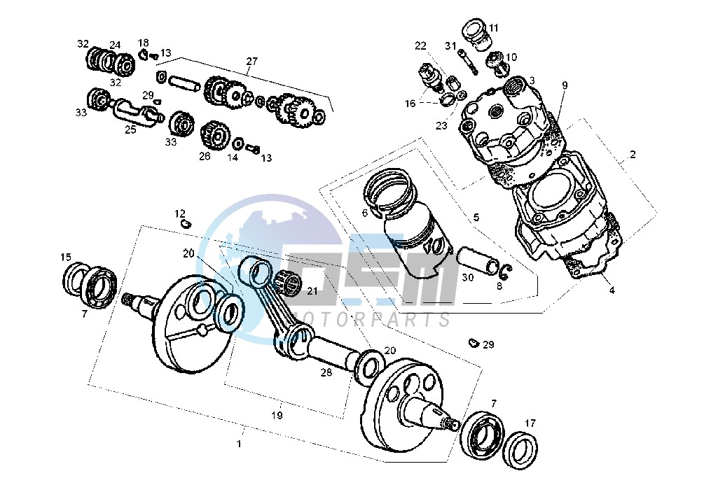 CRANKSHAFT-CYLINDER