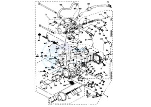 TDM 850 drawing CARBURETOR