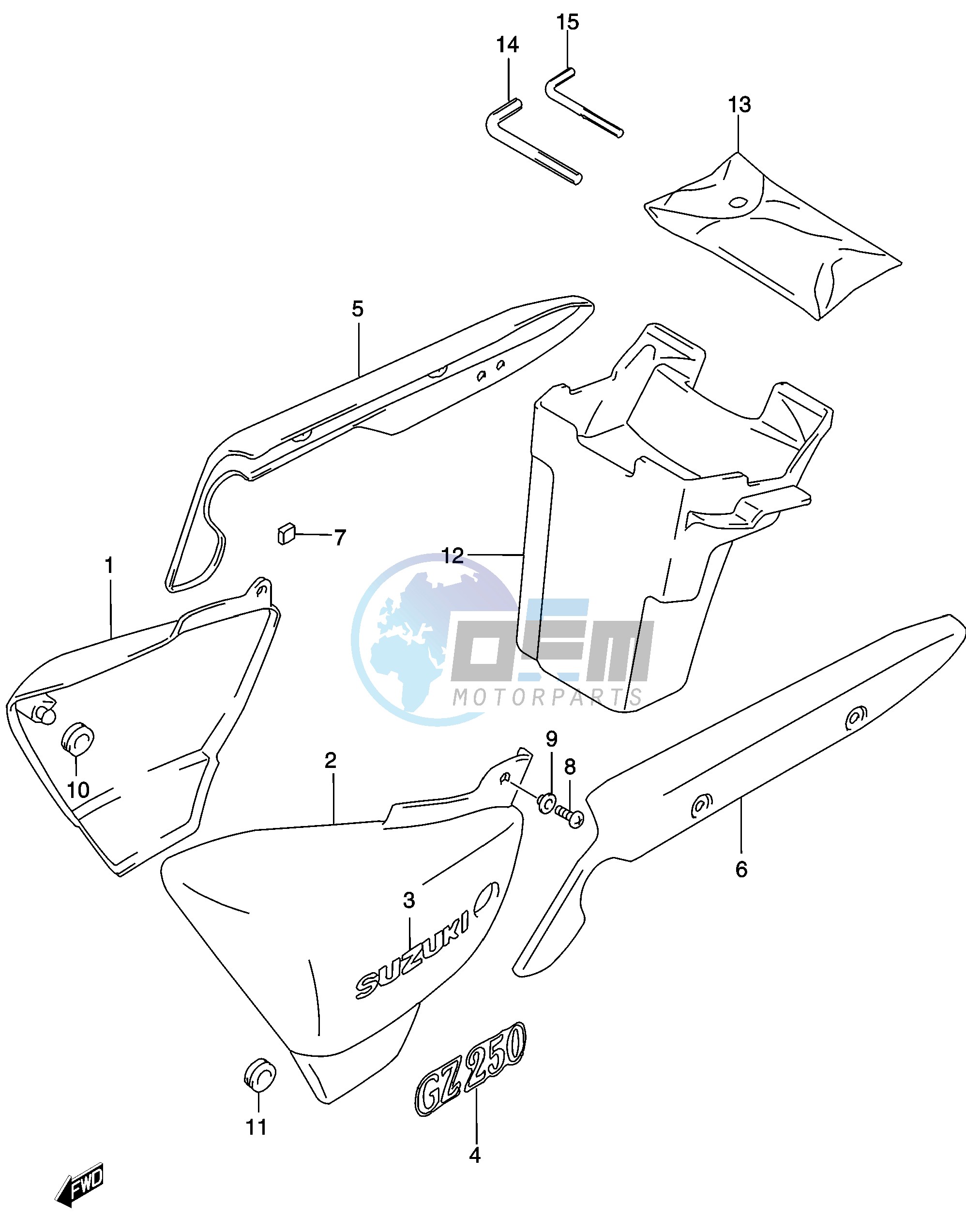 FRAME COVER (MODEL K3)