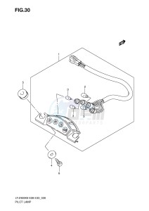 LT-Z400 (E28-E33) drawing PILOT LAMP