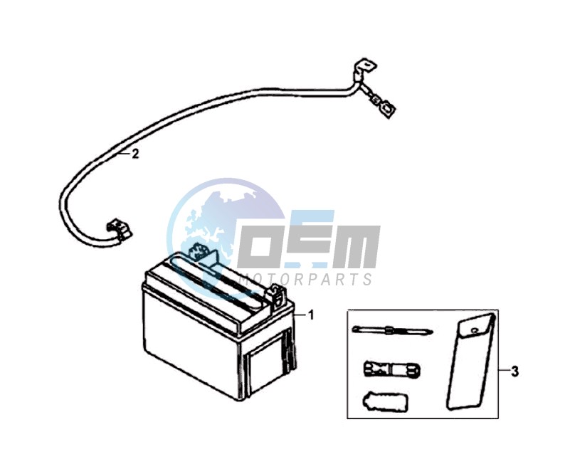 BATTERY / TOOLKIT