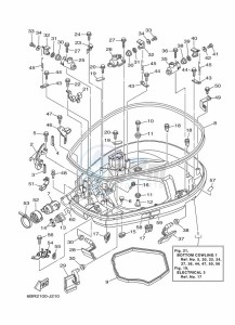 FL250BETU drawing BOTTOM-COVER-1