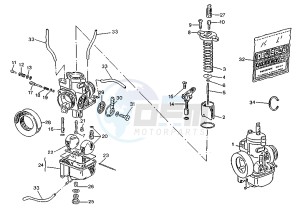 W8 FA 125 drawing CARBURETOR