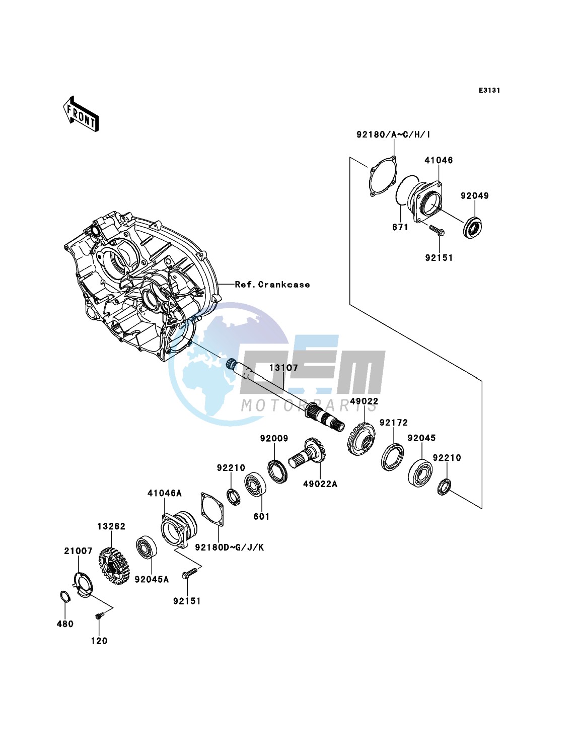 Front Bevel Gear