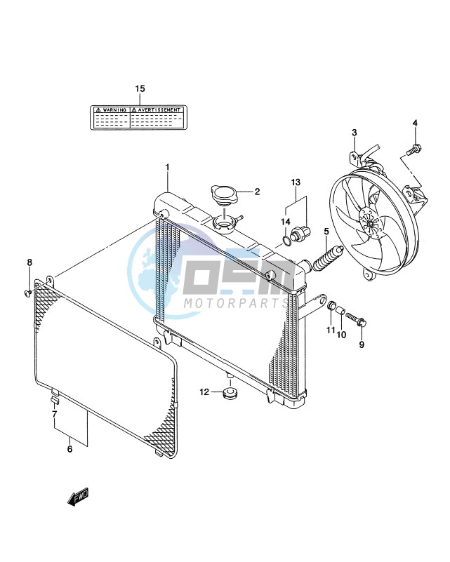 RADIATOR (LT-A500XL2 P17)