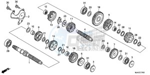 VT750CSE Shadow - VT750CS-E UK - (E) drawing TRANSMISSION (VT750CS/ C2B/ C2S/ C)