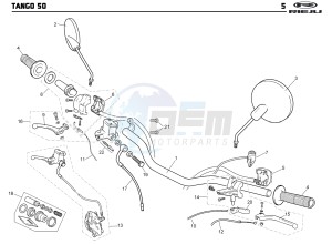 TANGO 50 drawing CONTROLS -  STEER