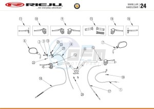 BYE-BIKE-RED 50 drawing HANDLEBARS