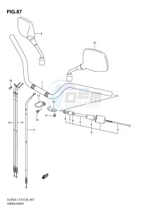 DL650 (E3) V-Strom drawing HANDLEBAR (DL650L1 E28)