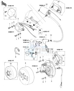 KX 80 A [KX80] (A1-A2) [KX80] drawing IGNITION