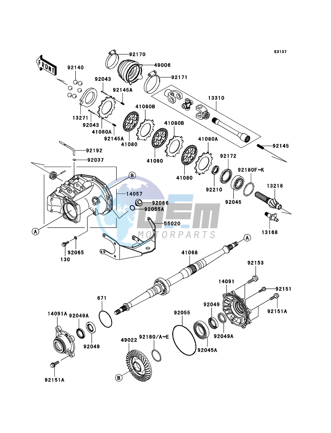 Drive Shaft-Rear