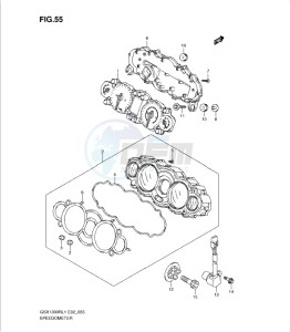 GSX1300R drawing SPEEDOMETER (GSX1300RUFL1 E19)