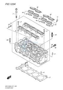 GSX-S 1000 drawing CYLINDER HEAD