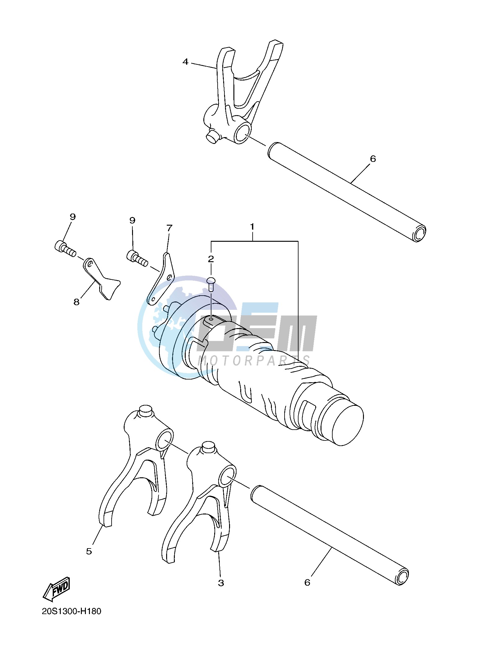 SHIFT CAM & FORK