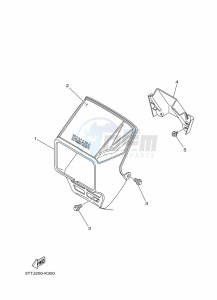 DT125 (3TTU) drawing COWLING 1