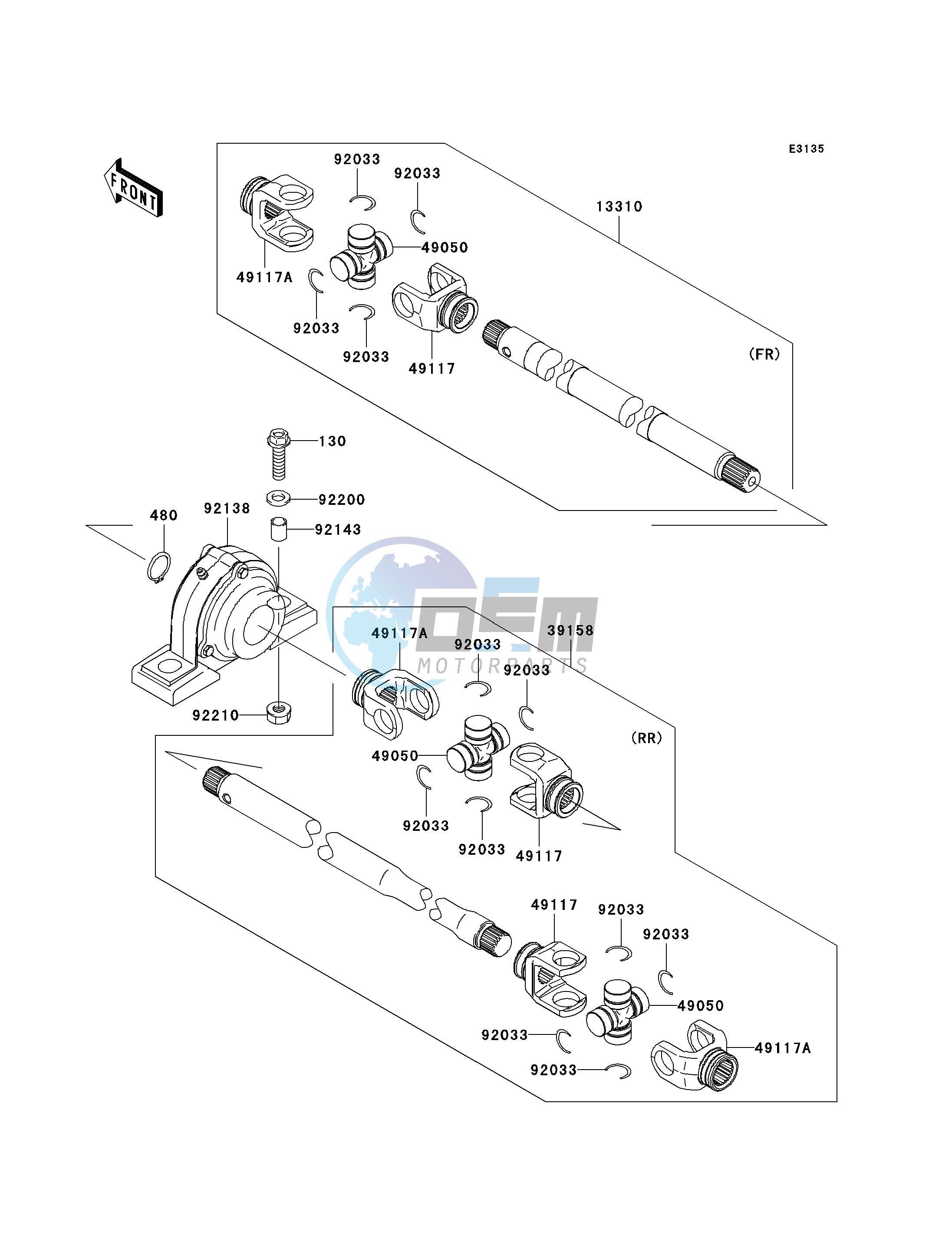 DRIVE SHAFT-PROPELLER