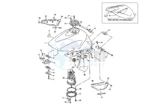 YZF R1 1000 drawing FUEL TANK