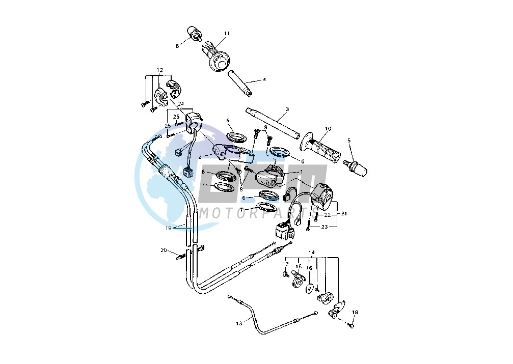 STEERING HANDLE -CABLE