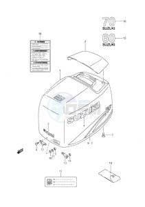 DF 60 drawing Engine Cover