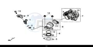 JOYMAX Z 300I ABS (LW30W1-EU) (L9) drawing INLET PIPE ASSY