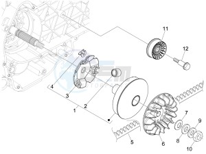 Beverly 250 Tourer (USA) USA drawing Driving pulley