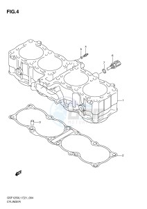 GSF1250 (E21) Bandit drawing CYLINDER