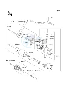 JT 1500 G [ULTRA LX] (G9F) G9F drawing STARTER MOTOR