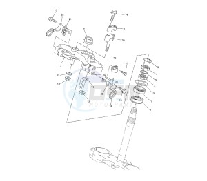 WR X 250 drawing STEERING