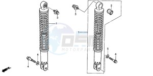 FJS600 SILVER WING drawing REAR CUSHION