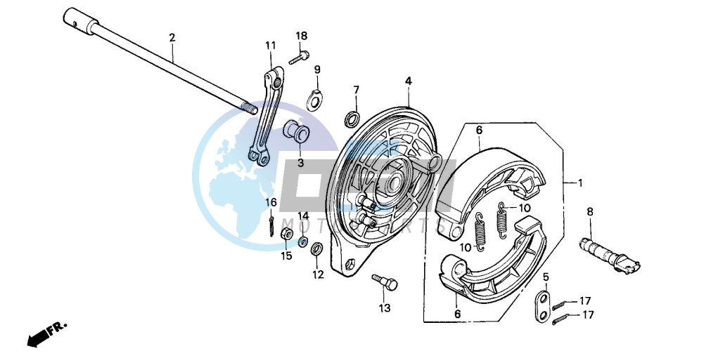 REAR BRAKE PANEL