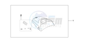 CBF1000T drawing SEAT COWL*YR254M*