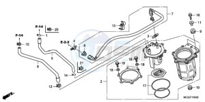 VT750CA9 Australia - (U / MME ST) drawing FUEL PUMP