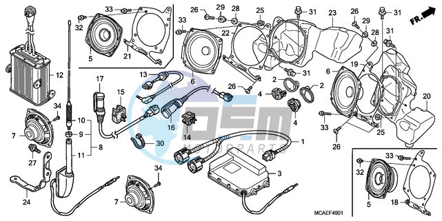 AUDIO UNIT (AIRBAG)