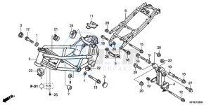 VTR2509 ED / LL MK drawing FRAME BODY