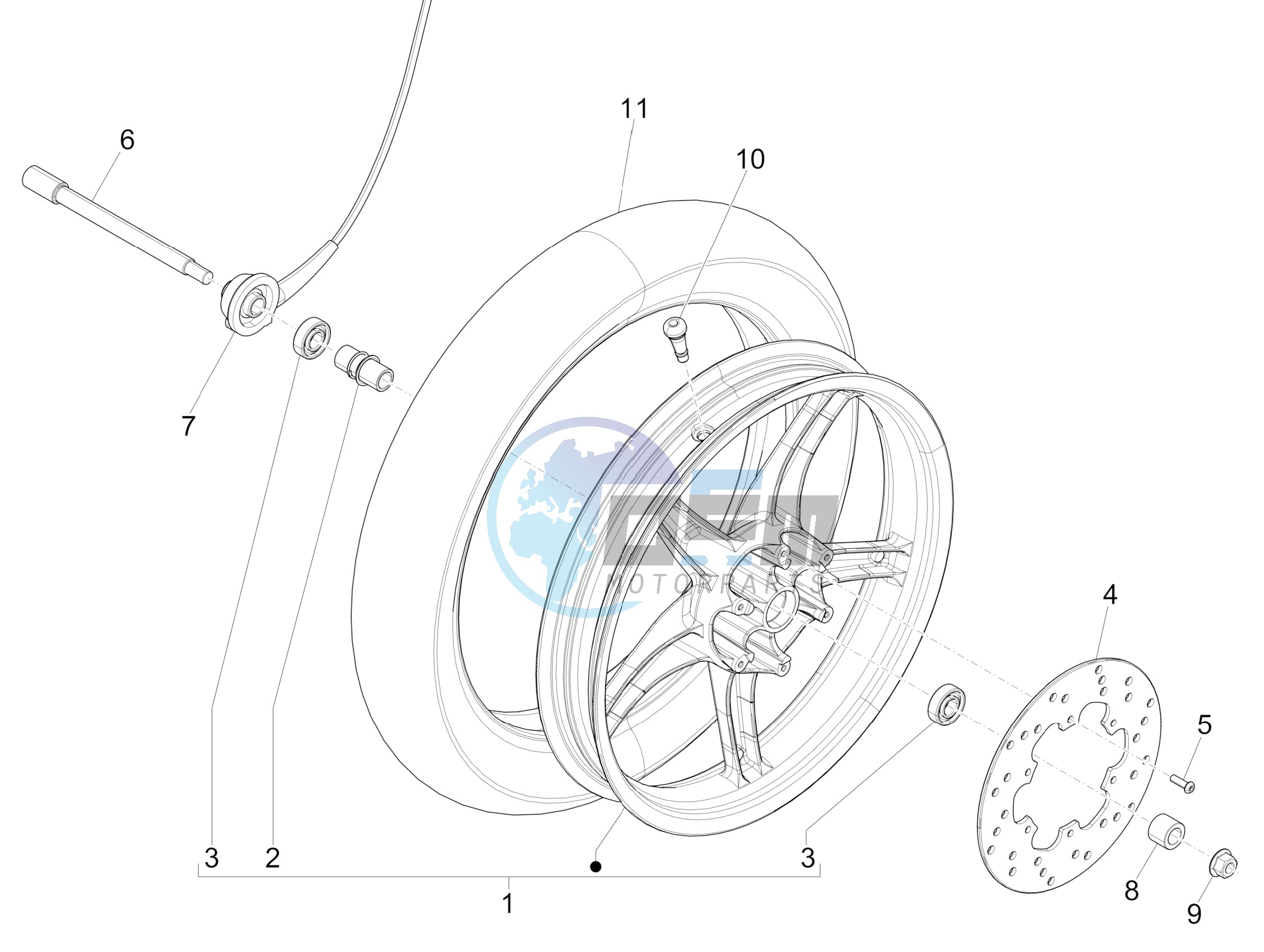 Front wheel