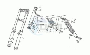 V 35 350 Carabinieri - PA Carabinieri/PA drawing Front/rear shock absorber