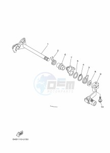 YZ85LW (B0G1) drawing SHIFT SHAFT