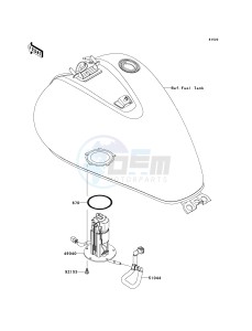 VN 900 B [VULCAN 900 CLASSIC] (6F-9F) B6F drawing FUEL PUMP