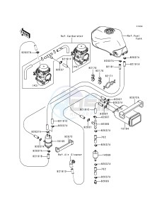 ZR 750 F [ZR-7] (F1) drawing FUEL EVAPORATIVE SYSTEM