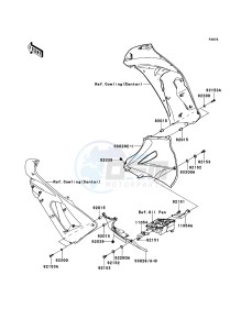 ER-6f EX650A6F GB XX (EU ME A(FRICA) drawing Cowling Lowers