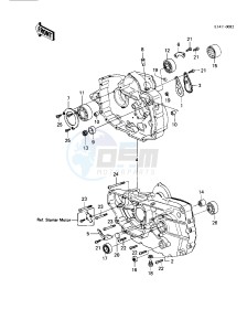 KLT 250 P [POLICE] (P1) [POLICE] drawing CRANKCASE