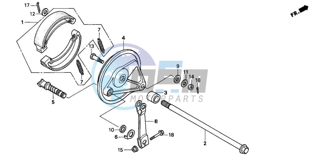 REAR BRAKE PANEL