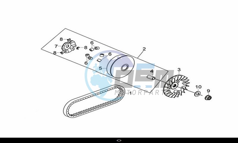 MOVABLE DRIVE FACE ASSY.