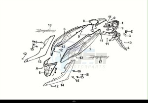 SYMPHONY S 125 (XF12W1-EU) (E5) (M1) drawing BODY COVER - TAIL LIGHT