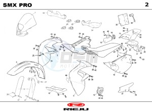 SMX-50-PRO-ORANGE drawing COWLING