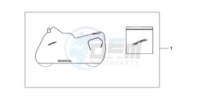 VFR800A9 Ireland - (EK / ABS MME TWO) drawing INDOOR CYCLE COVER