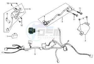 MIO 100 drawing CDI - WIRING HARNASS / IGNITION LOCK