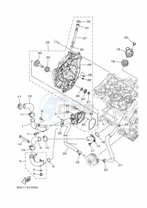 XTZ690 TENERE 700 (BHLA) drawing WATER PUMP